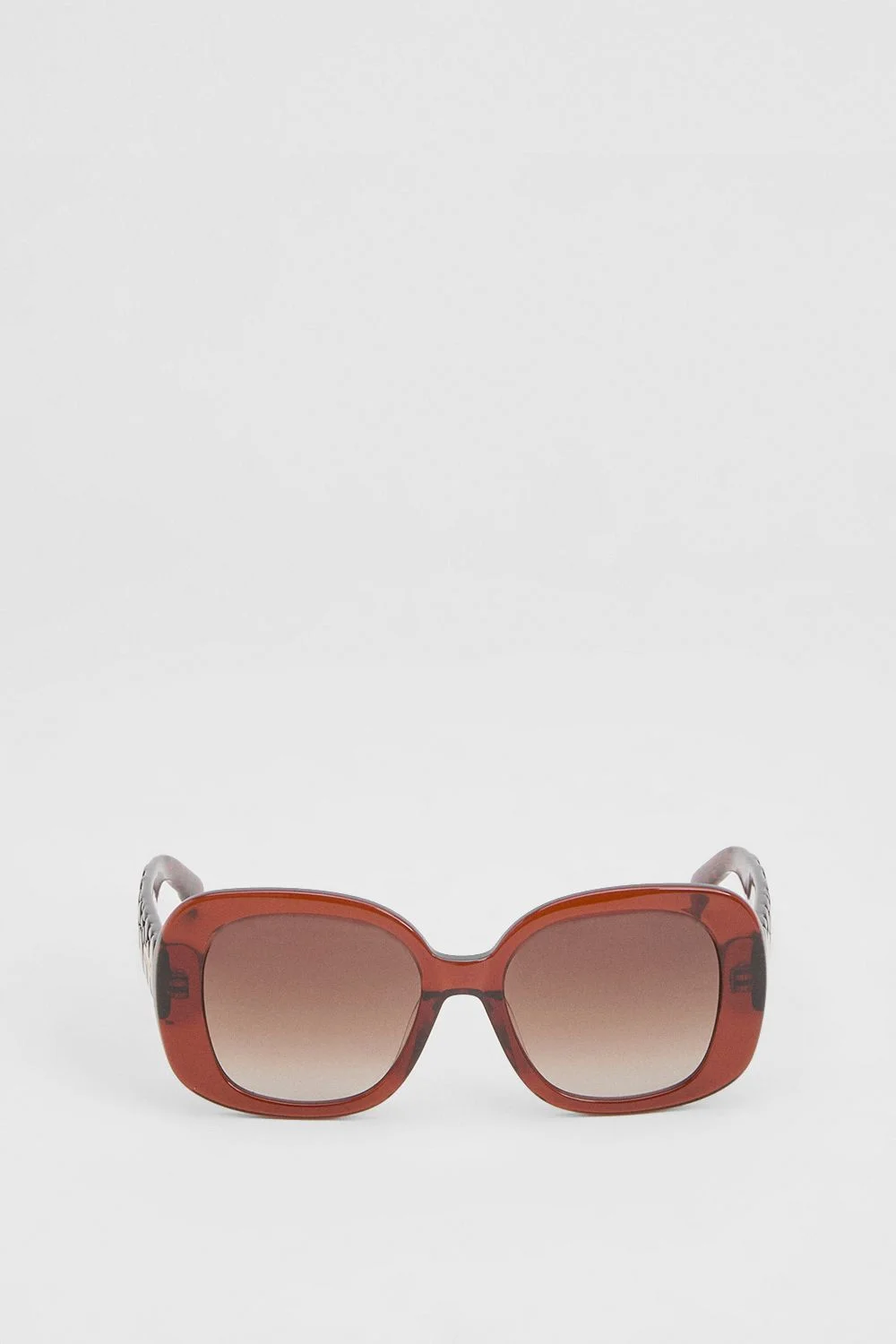 Rounded Snake Effect Sunglasses - 1