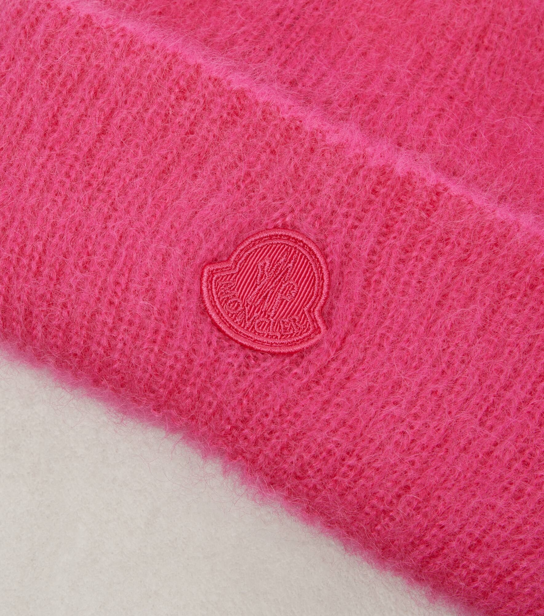Logo wool-blend beanie - 3