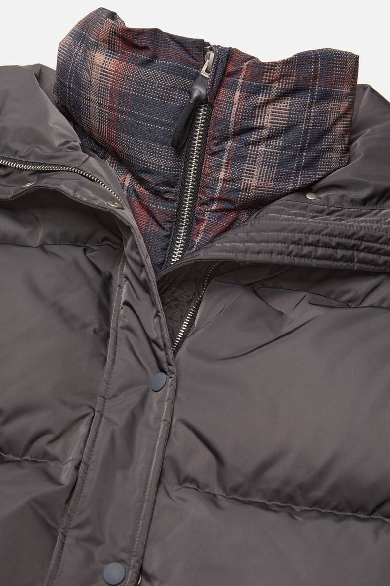 Puffer down jacket - Dark grey/multi 5