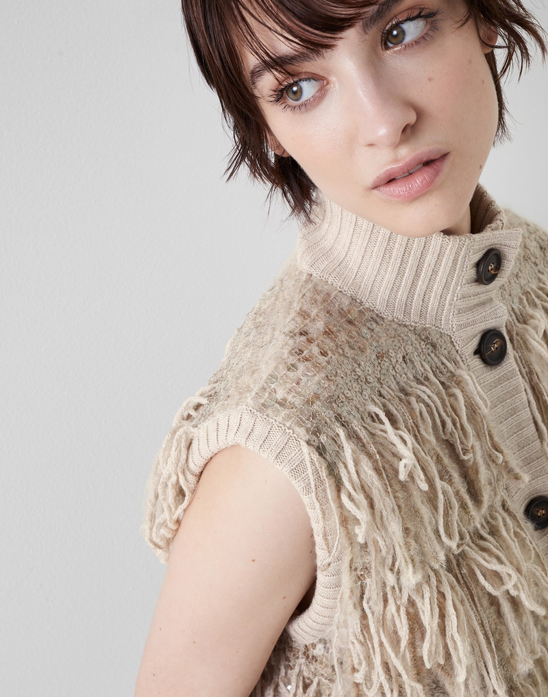Dazzling Folk OPERA cardigan in mohair, cashmere and wool 3