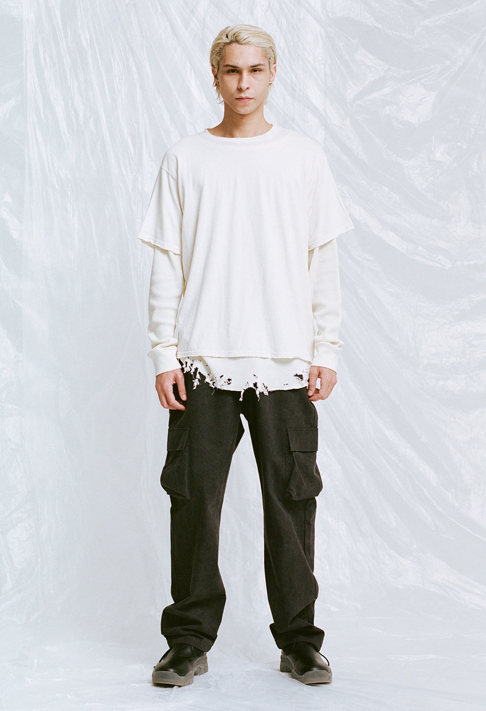 WASHED CORPUS CARGO PANTS - 2