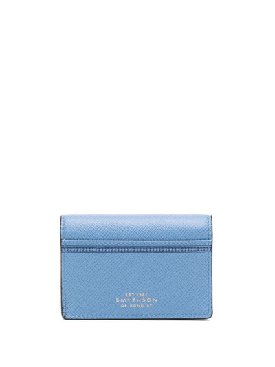 Smythson graphic leather wallet outlook