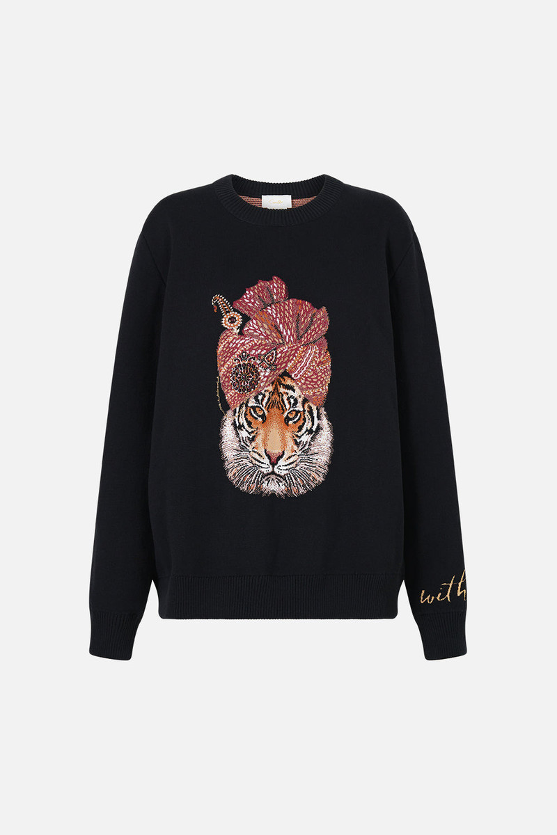 RELAXED CREW NECK JUMPER FIESTA, SIESTA, REPEAT 1
