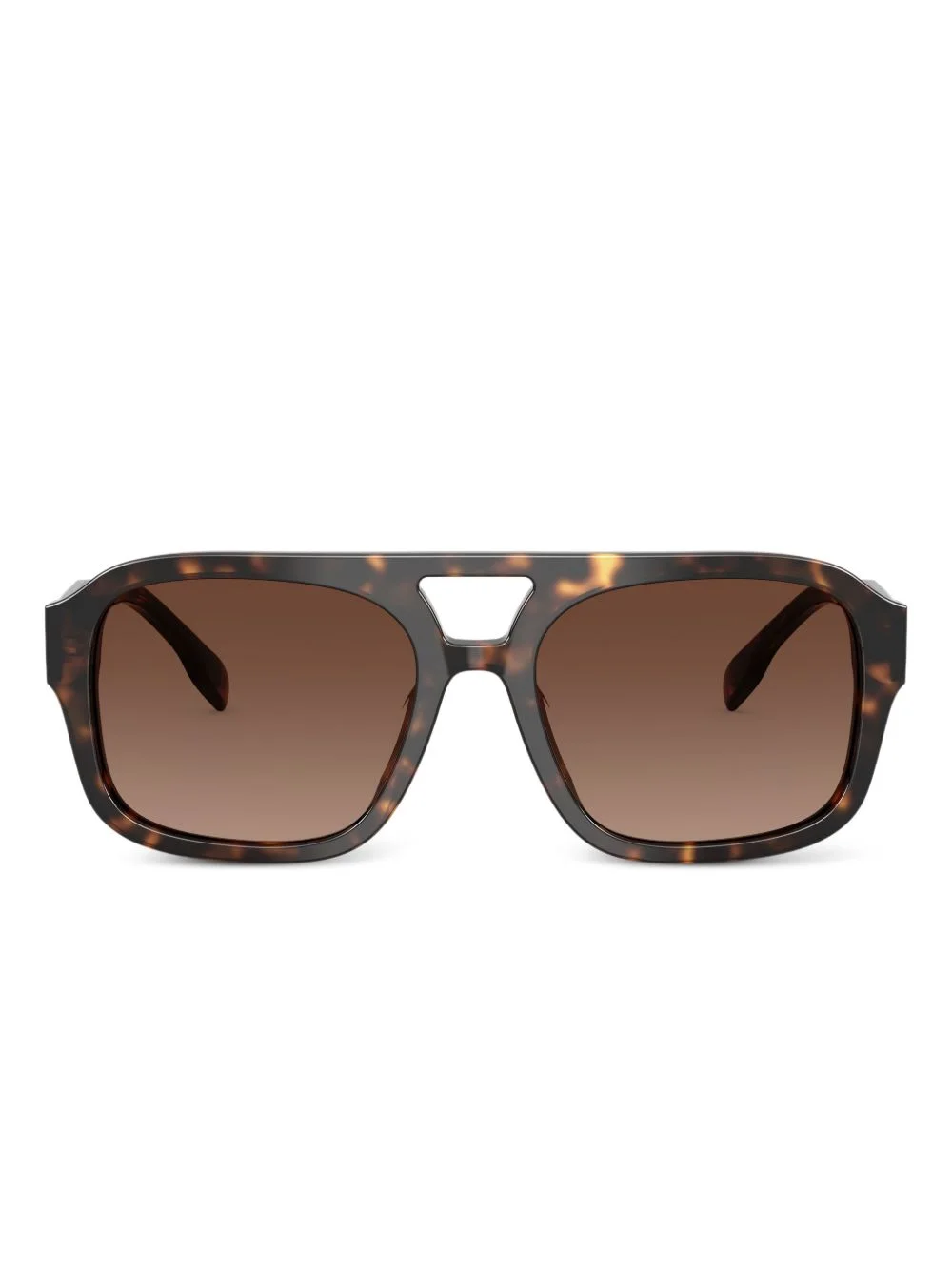 tortoiseshell square sunglasses - 1