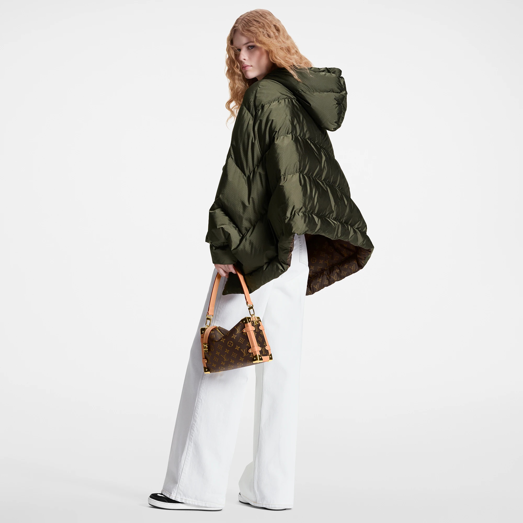 Padded Puffer Cape - 3