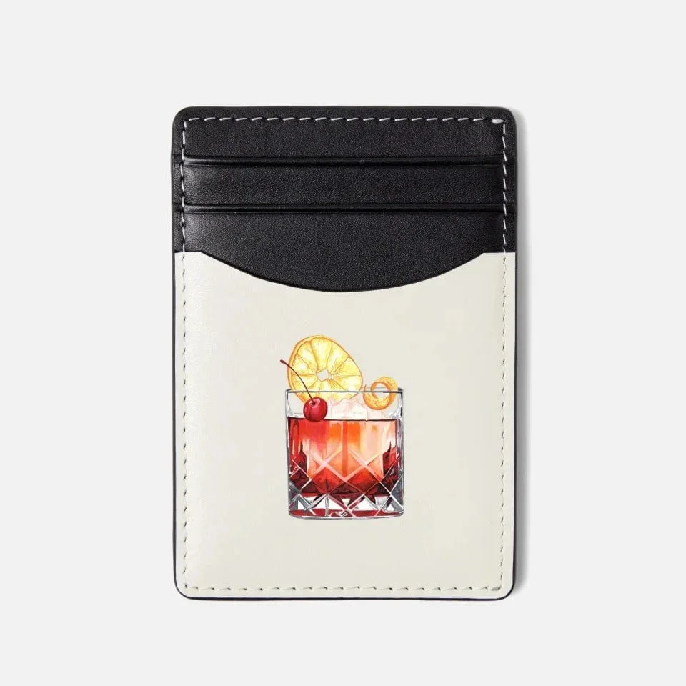 Hand-Painted Motif Card Holder - 1