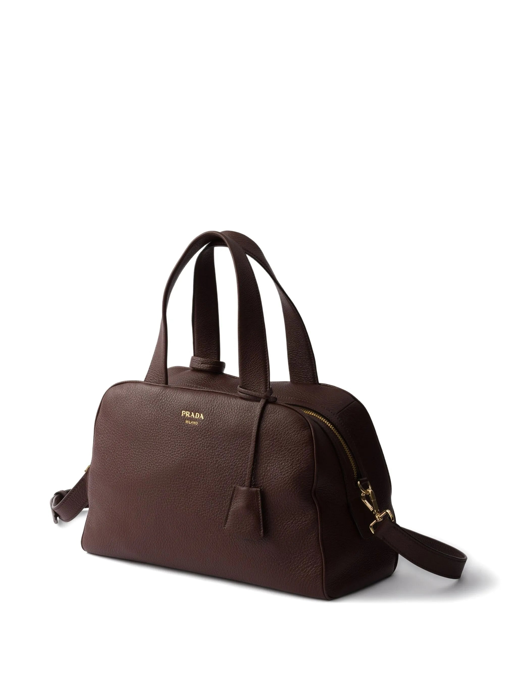 Prada Large Leather Top-handle Tote Bag - 5