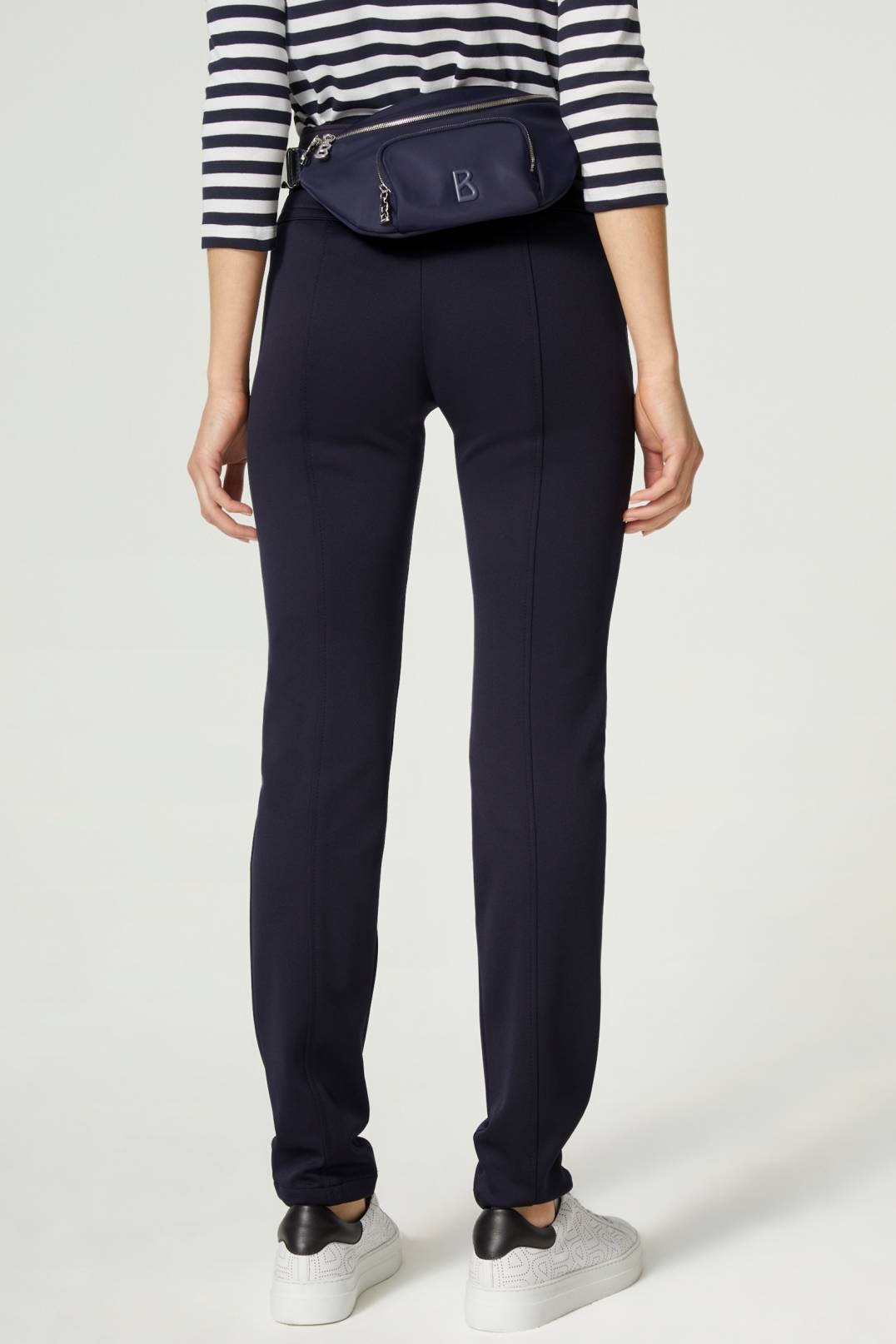 LINDY STRETCH PANTS IN NAVY BLUE - 3