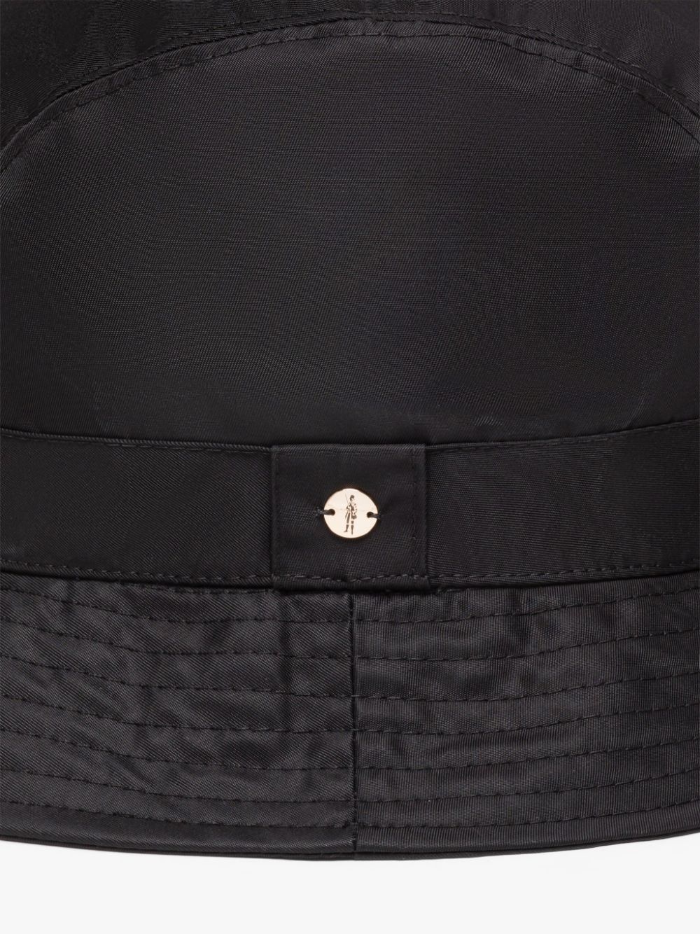 RAINIE BLACK NYLON BUCKET HAT - 2