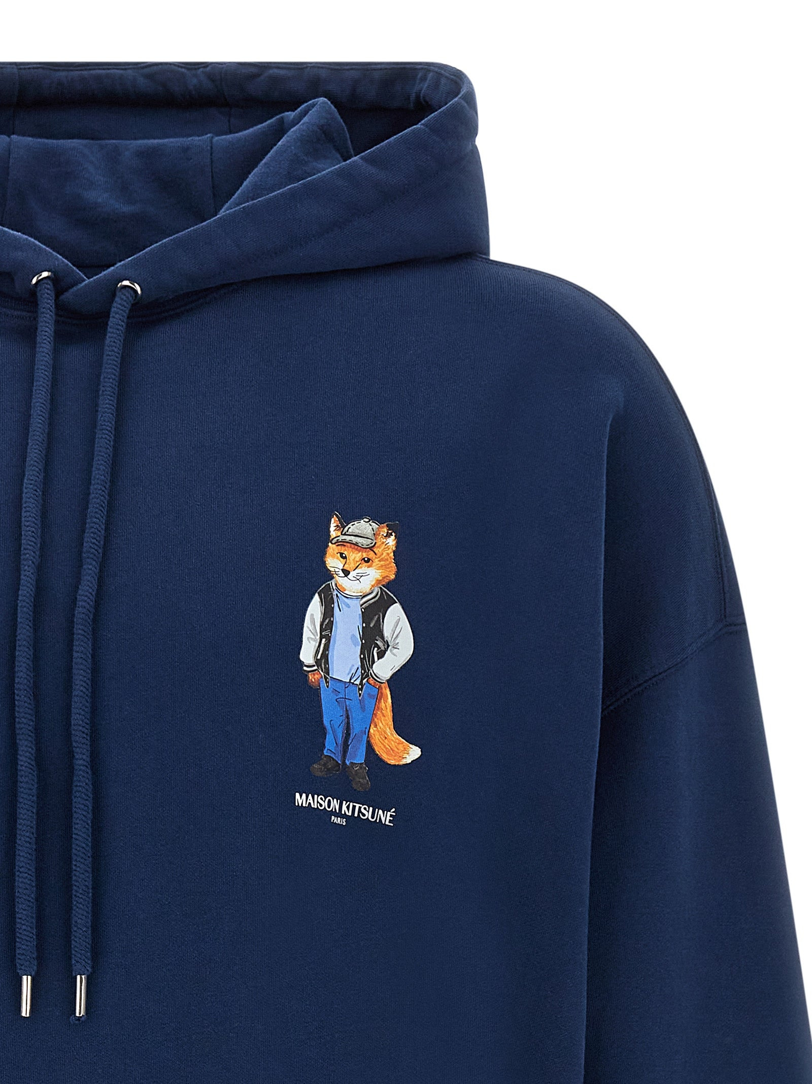 Dressed Fox Sweatshirt Blue - 3