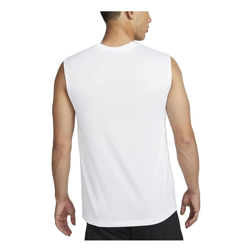 Nike Dri-FIT Legend Sleeveless T-Shirt 'White Black' DX0992-100 - 3