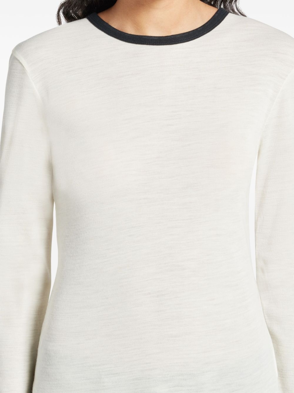 long-sleeve wool jumper - 5