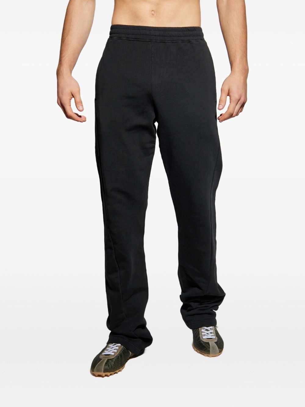 elasticated-waistband track pants - 3