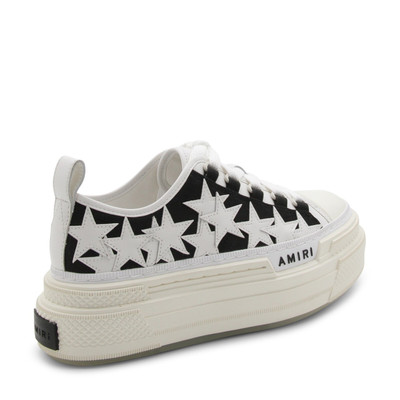 AMIRI black and white leather sneakers outlook