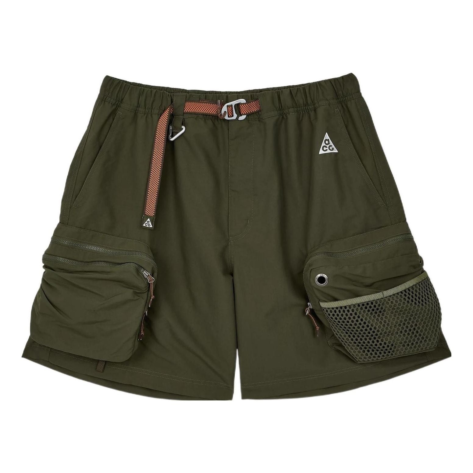 Men's Nike ACG Multiple Pockets Outdoor Cargo Loose Casual Straight Shorts Green DN3945-325 - 1