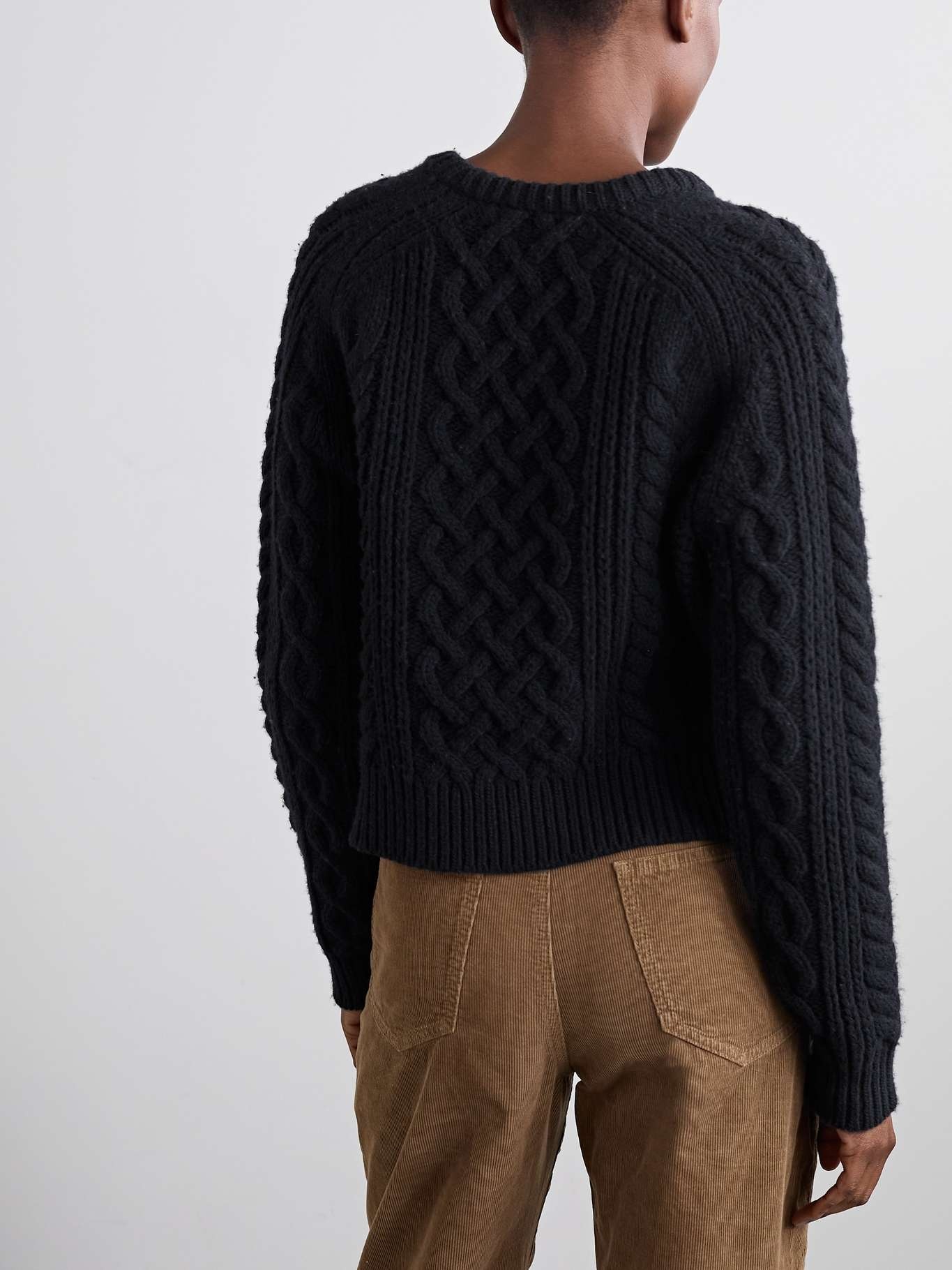 Coras cable-knit wool sweater - 4