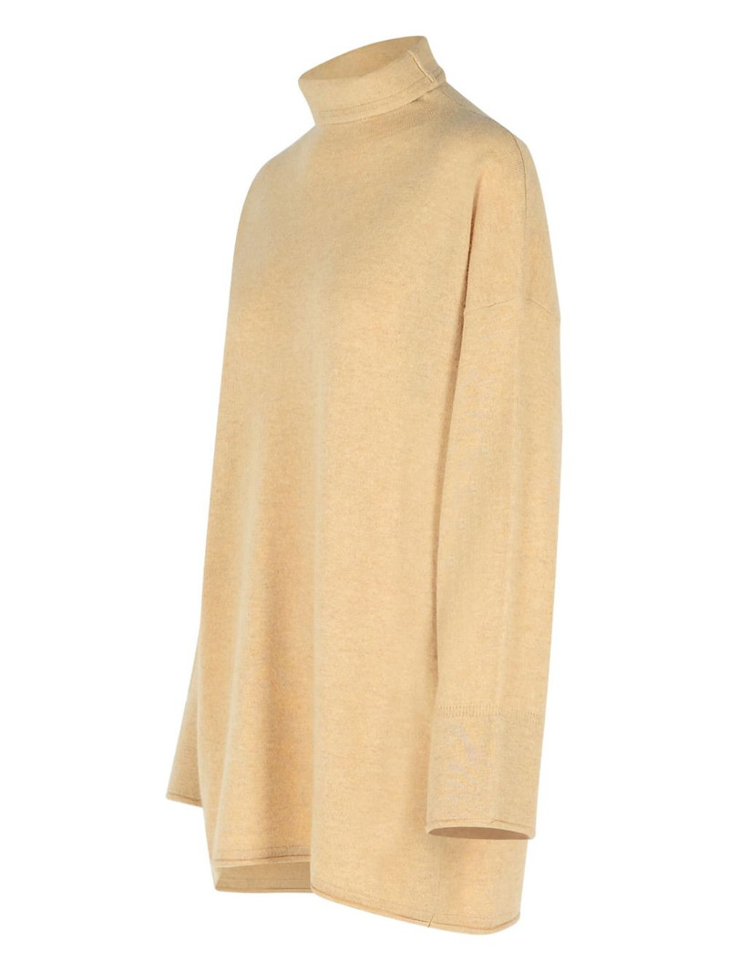'ODER' BEIGE CASHMERE TURTLENECK SWEATER 3
