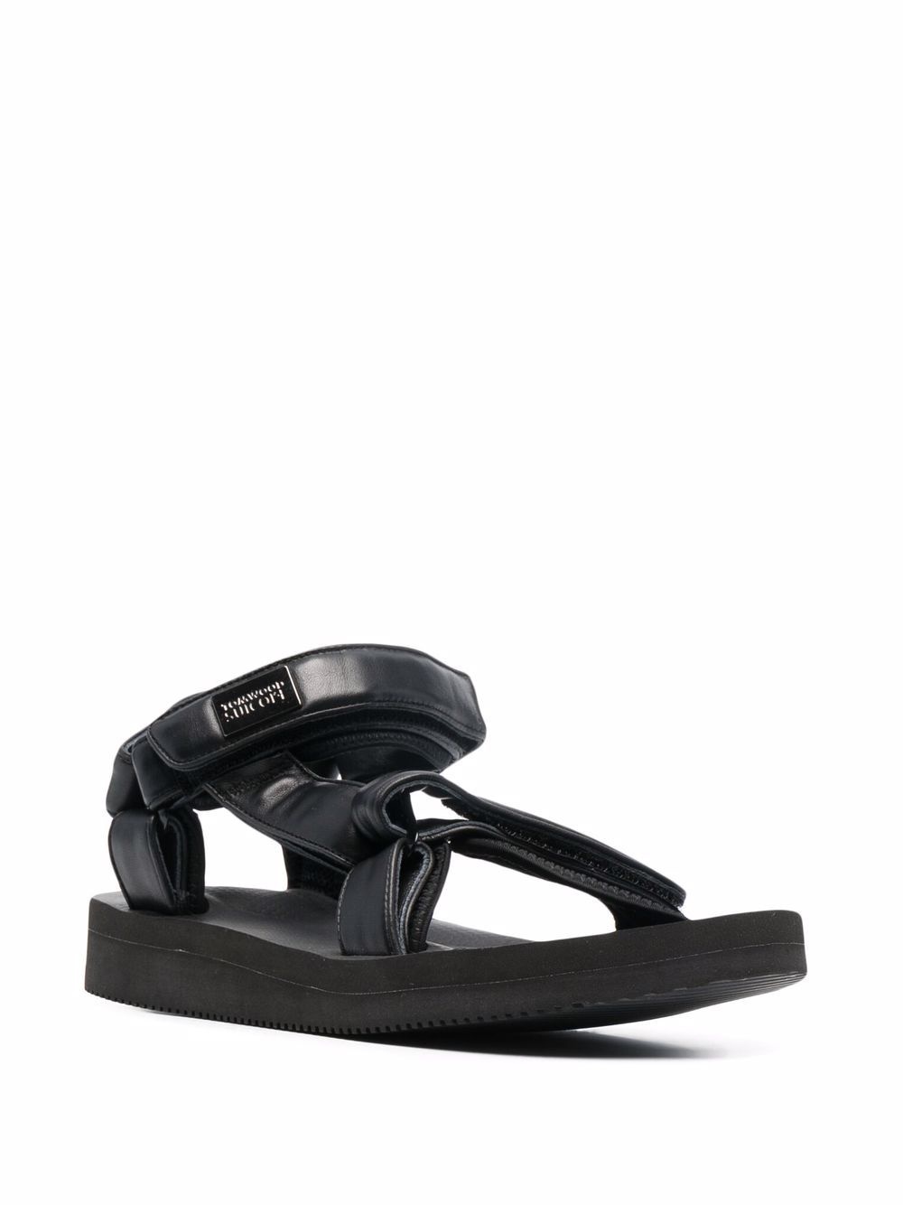 touch-strap leather sandals - 2