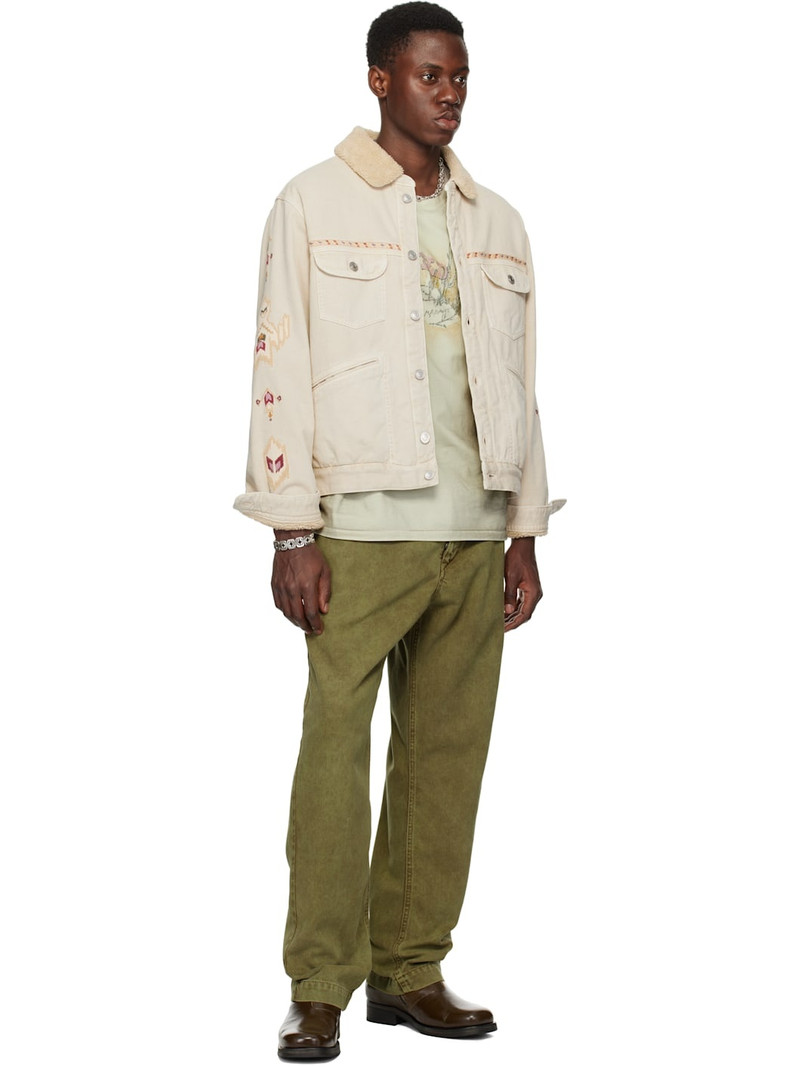 Isabel Marant Beige Jenson Denim Jacket outlook