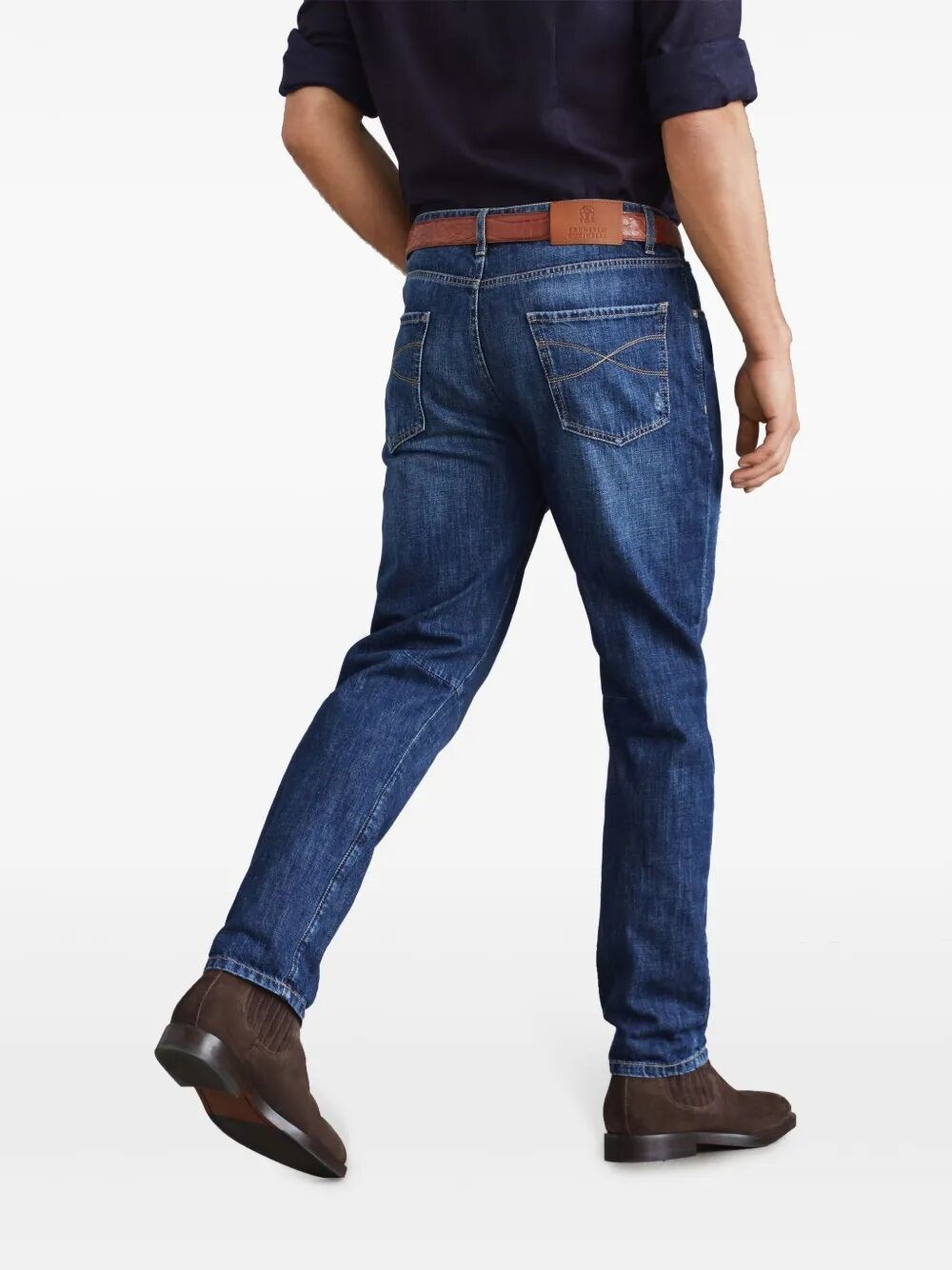 Leisure Fit Five-Pocket Pants - 3