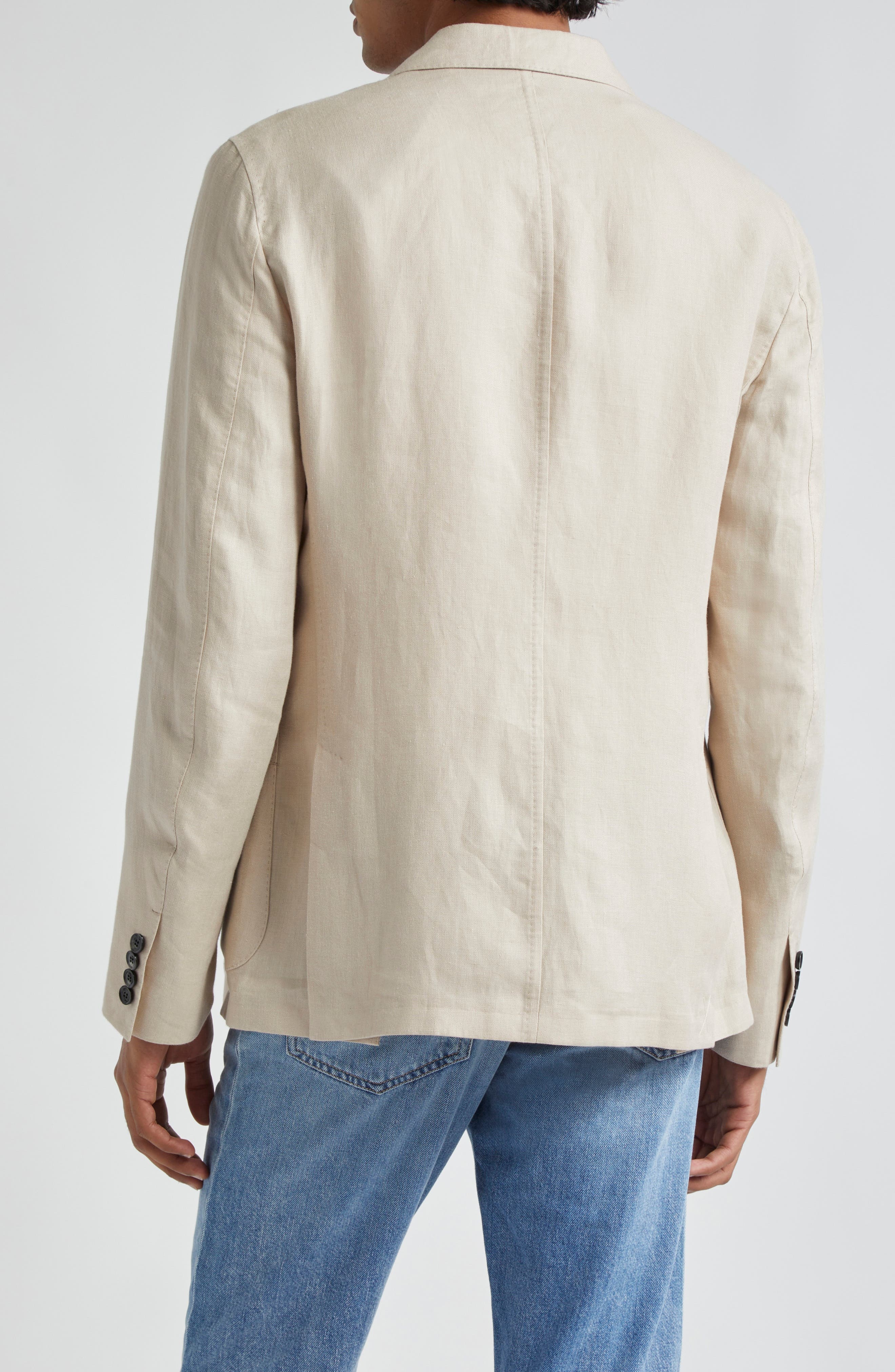 Oasi Deconstructed Linen Sport Coat - 2