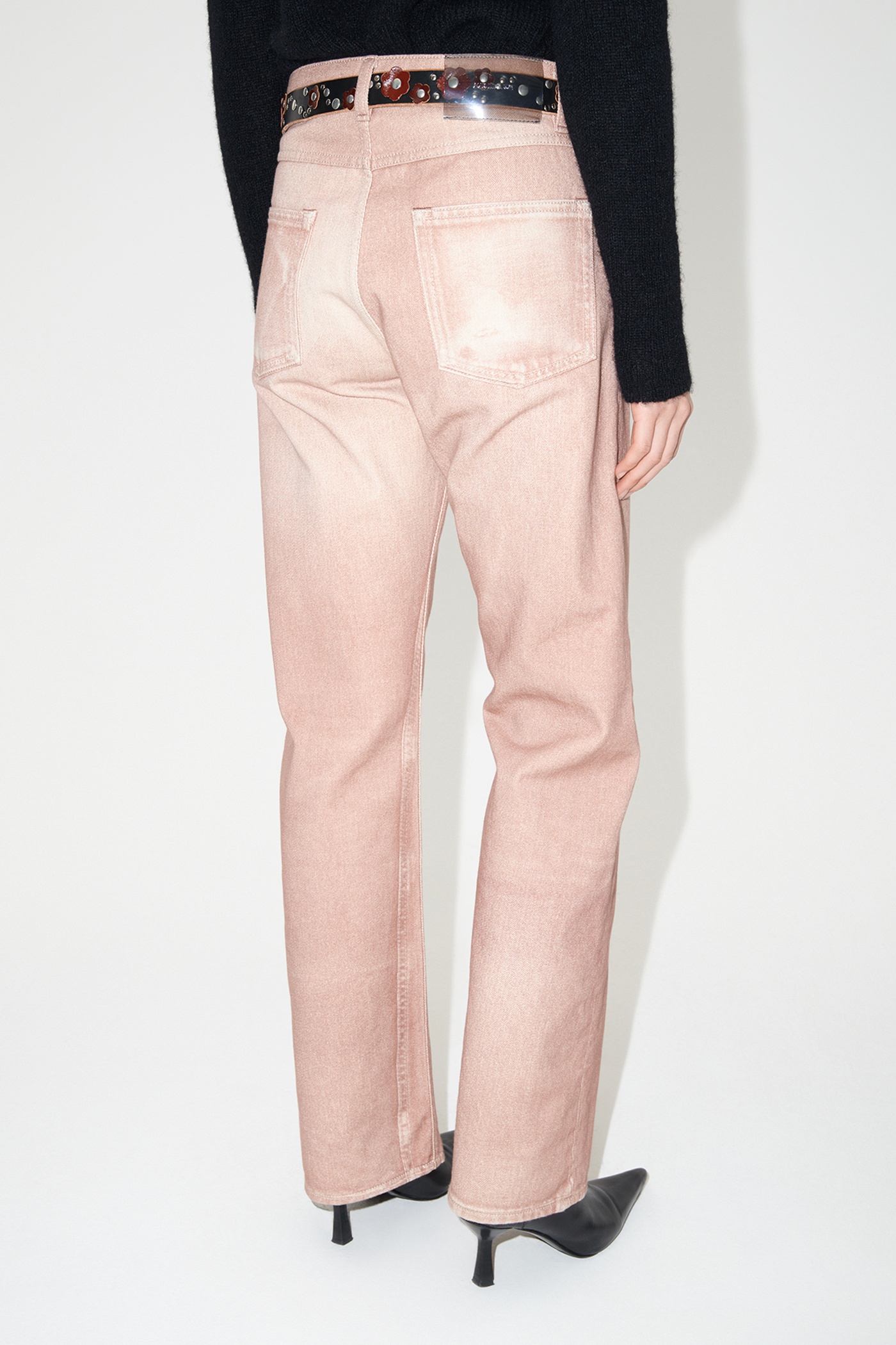Linear Cut Digital Rust Denim - 6