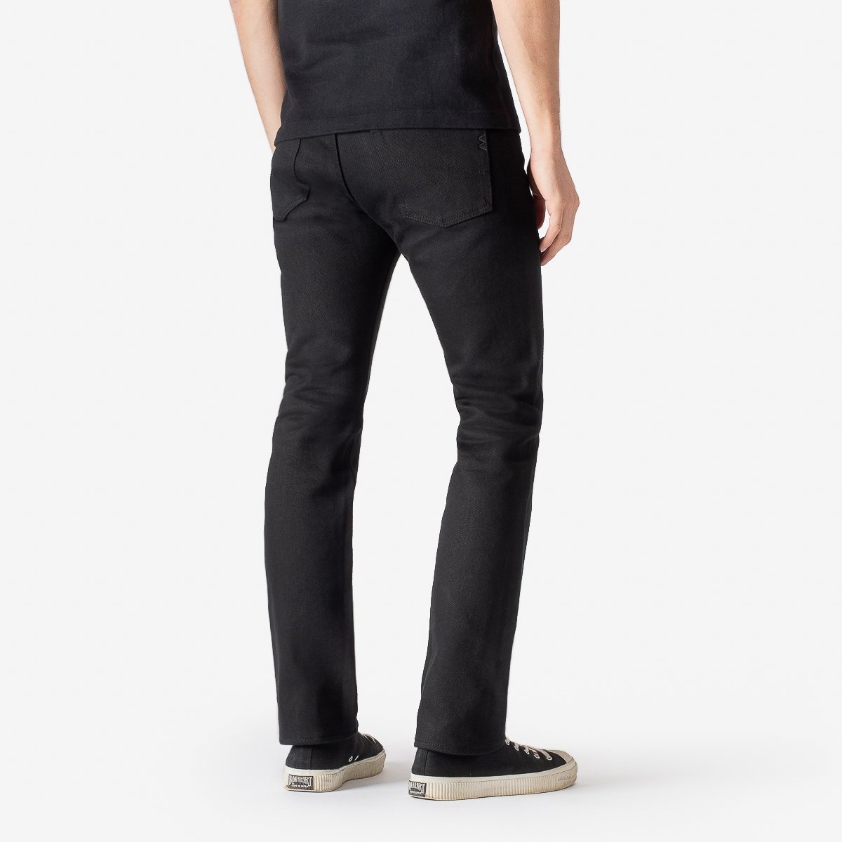 21oz Non-Fade Denim Super Slim Cut Jeans – Superblack - 3