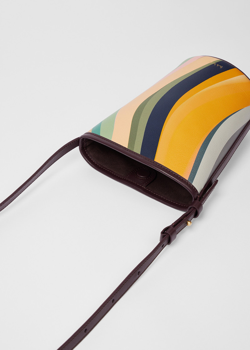 Women's Leather 'Swirl' Bucket Bag 5