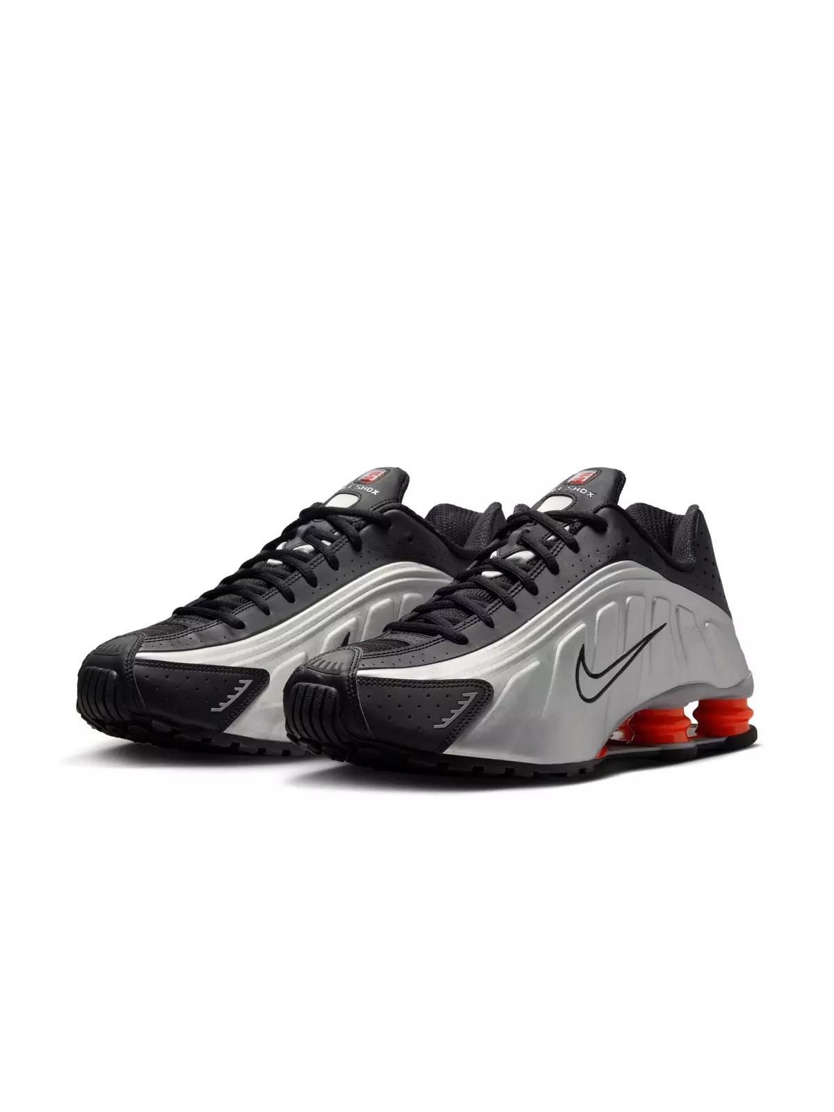 Shox R4 "Metallic Silver/Black" Men's Shoe - 5