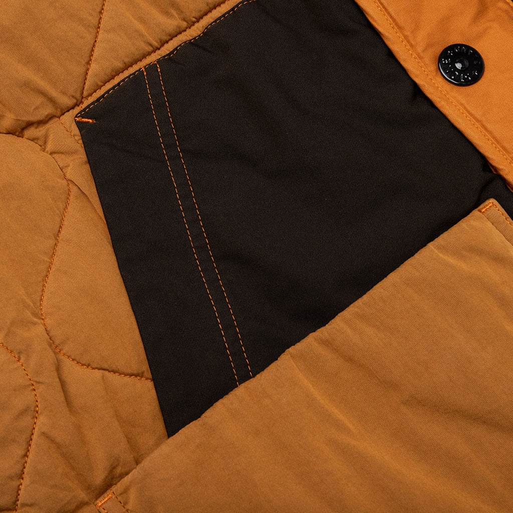 QUILTED VEST - RUST - 5