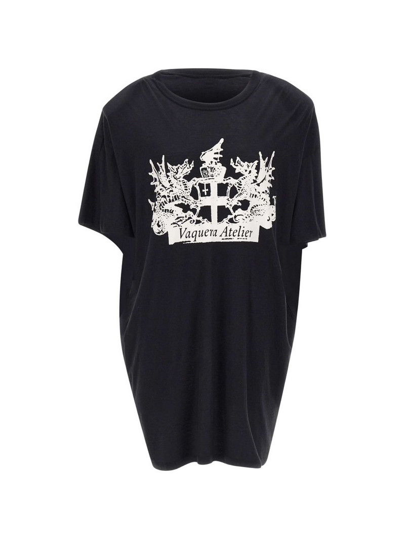 graphic-print T-shirt dress 1