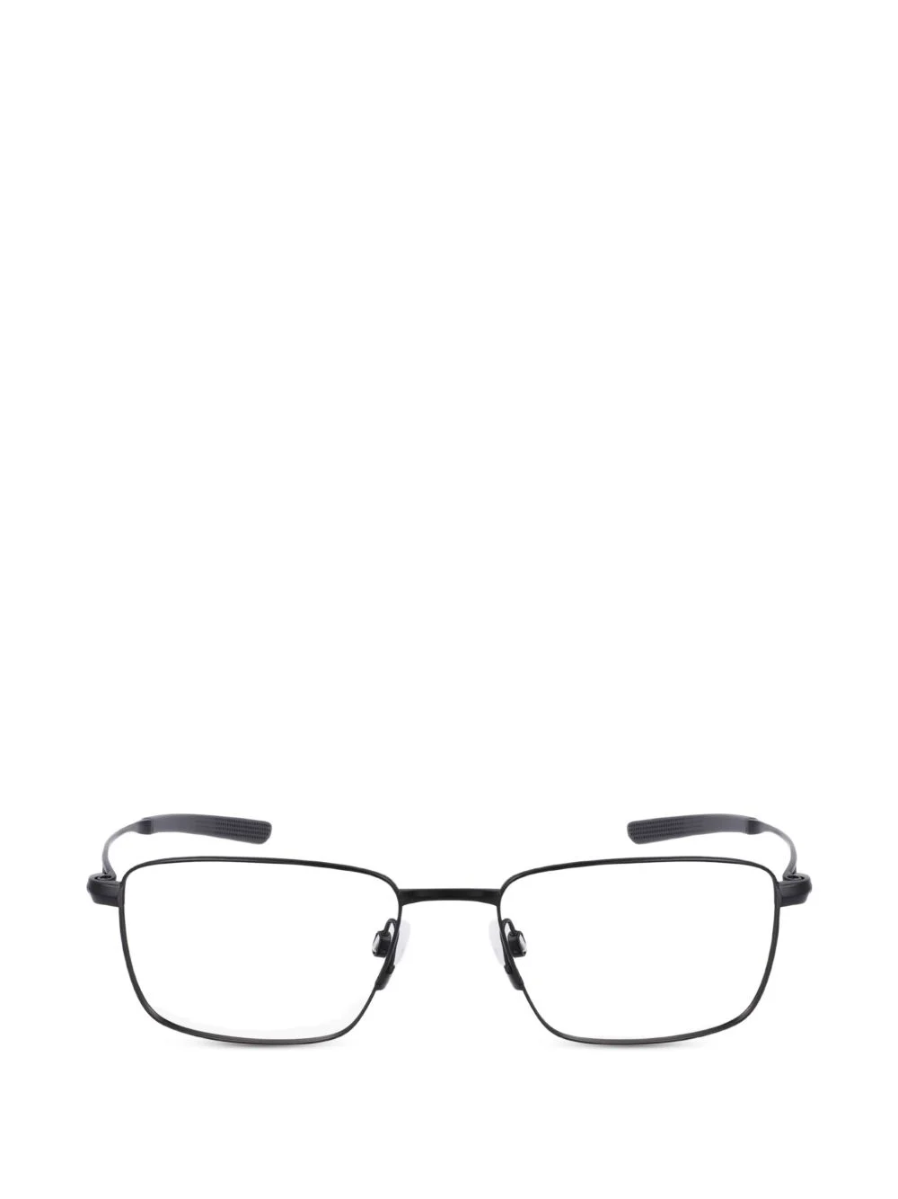 6046 titanium rectangle-frame glasses - 1
