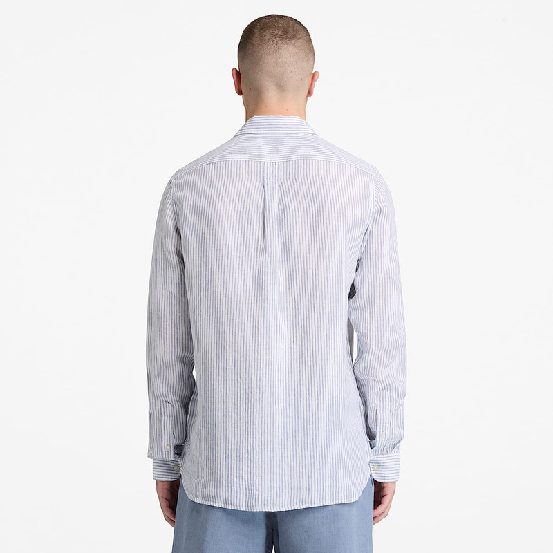 Men's Mill Brook Regular Fit Linen Shirt 5