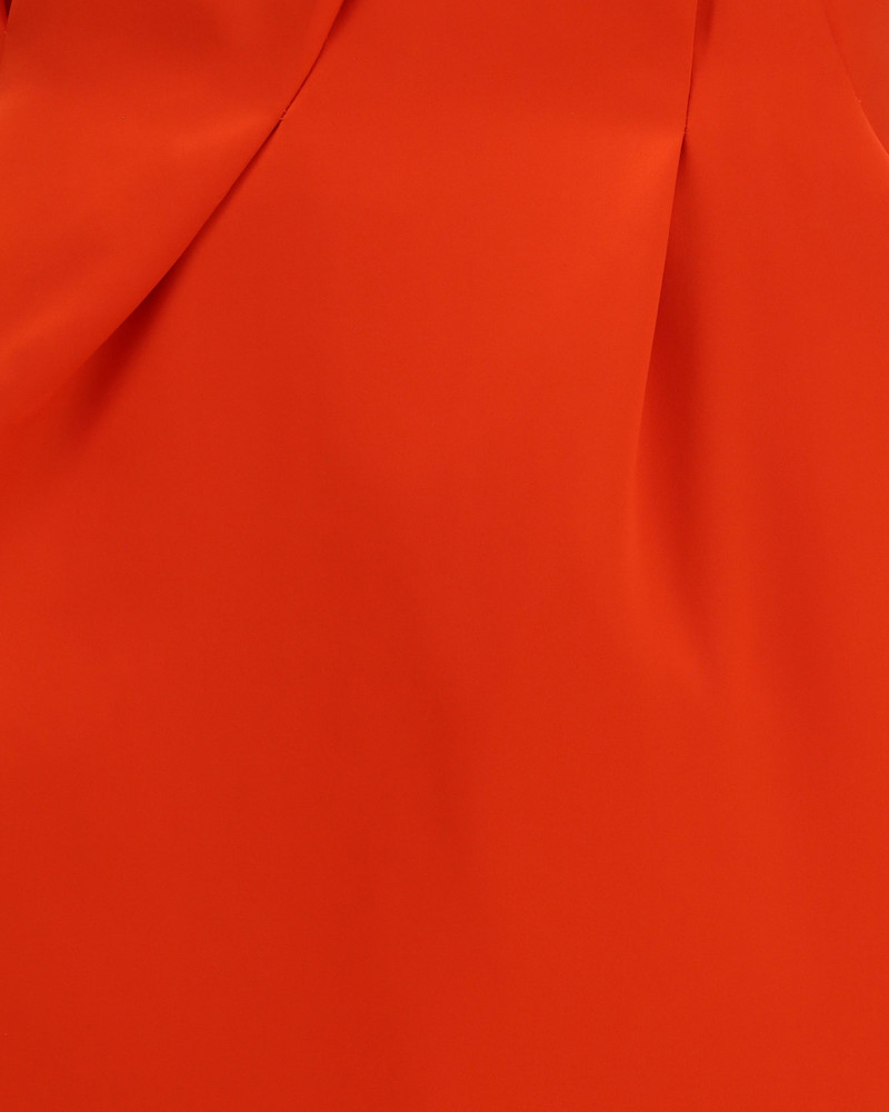 Silk Mini Skirt with ruffled waist 3