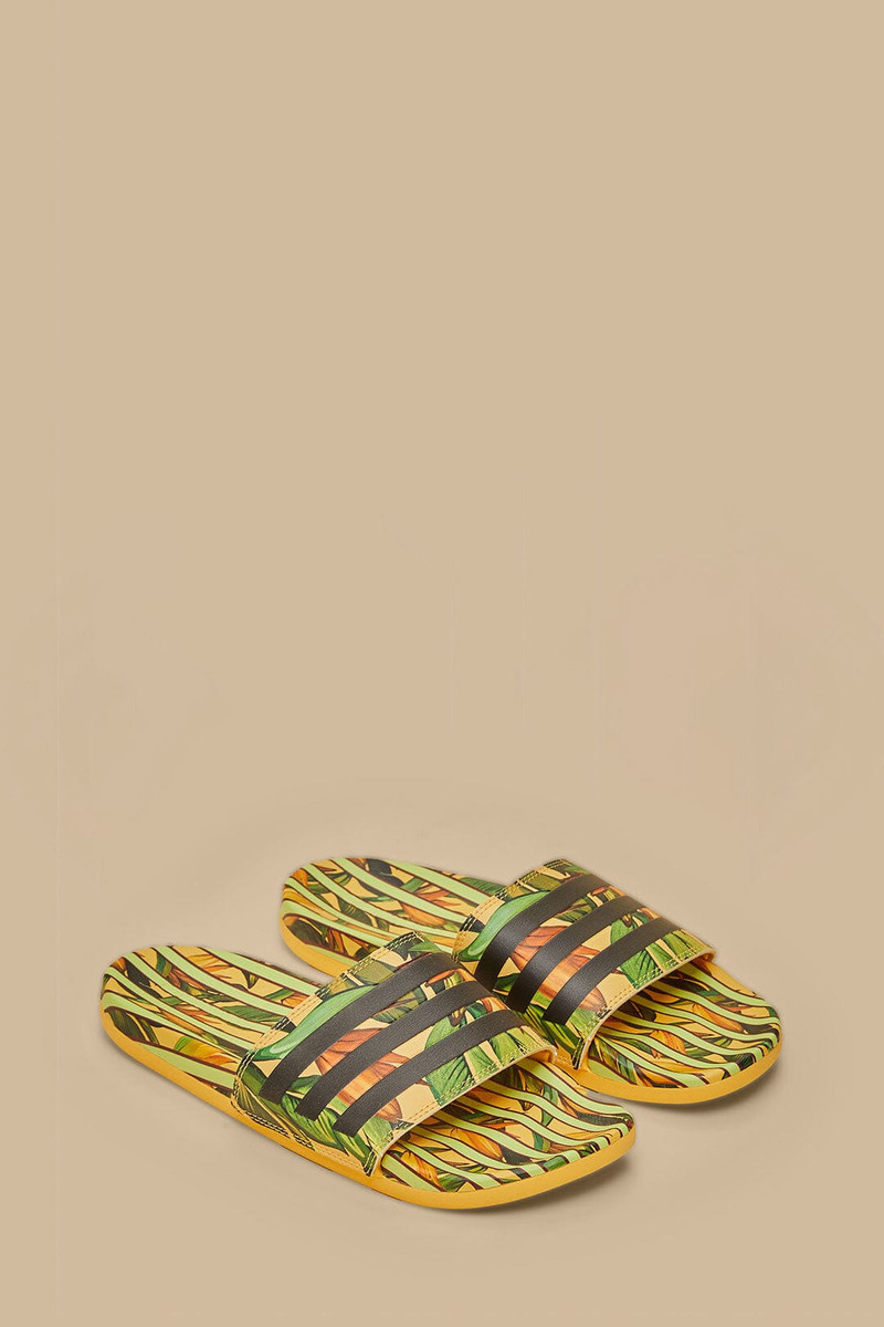 FARM RIO Adidas Adilette Birds Of Paradise Semi Spark outlook