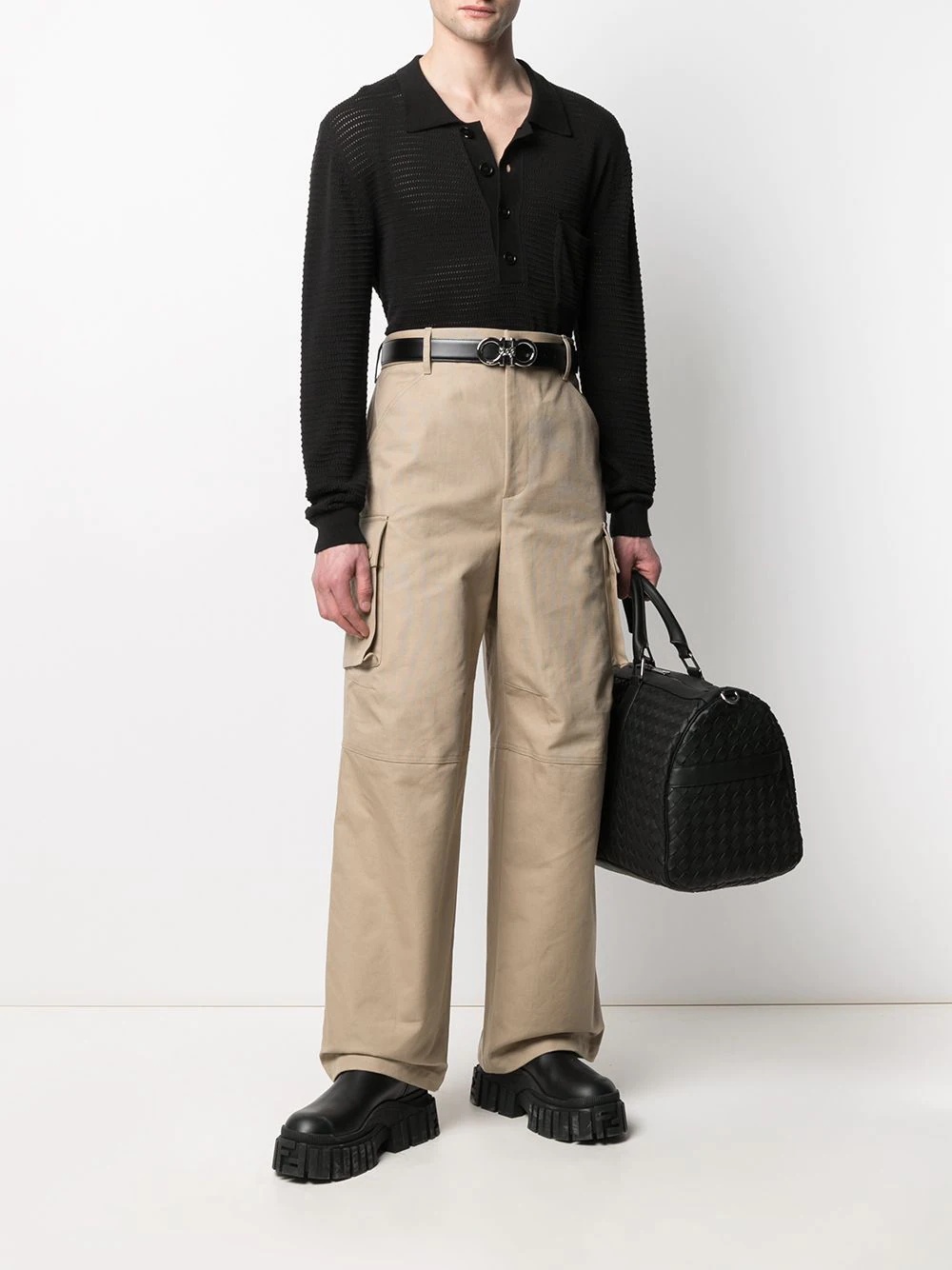 flap-pocket trousers - 2