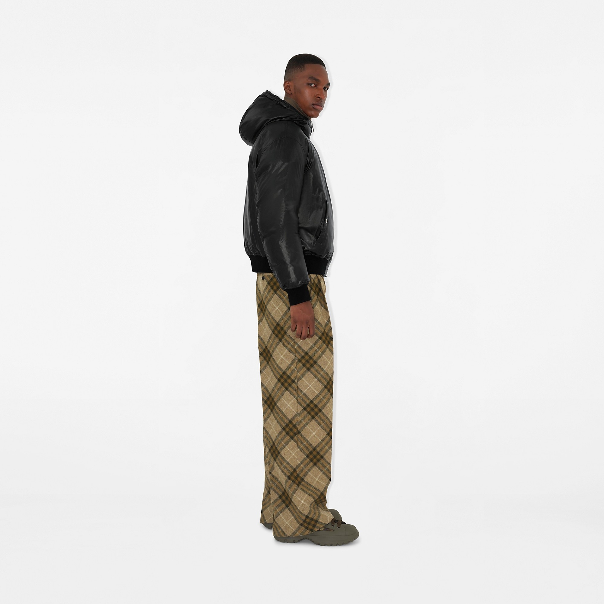 Nylon Bomber Jacket - 3