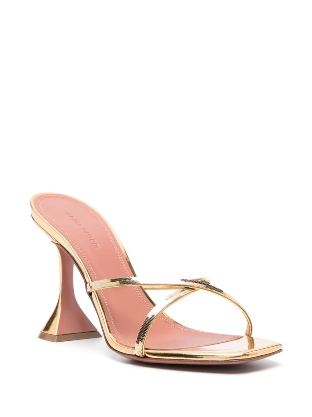 Henson cross-strap metallic sandals - 2