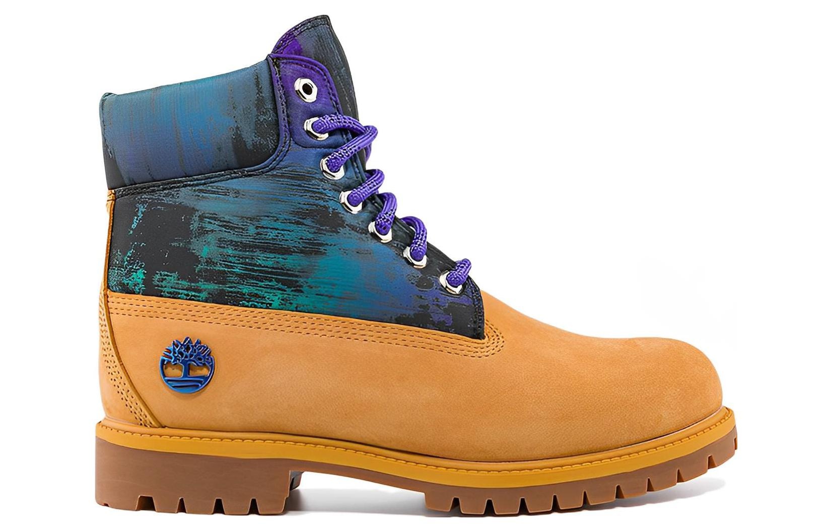 Timberland Heritage 6 Inch Waterproof Boot 'Wheat Nubuck with Print' A2M5V - 2