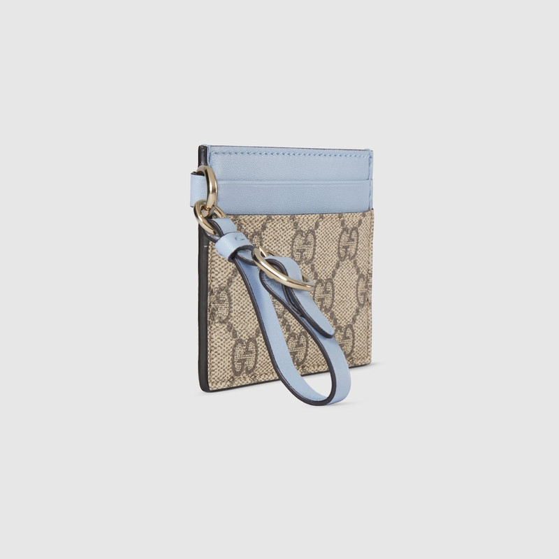 GG Emblem card case with strap 3