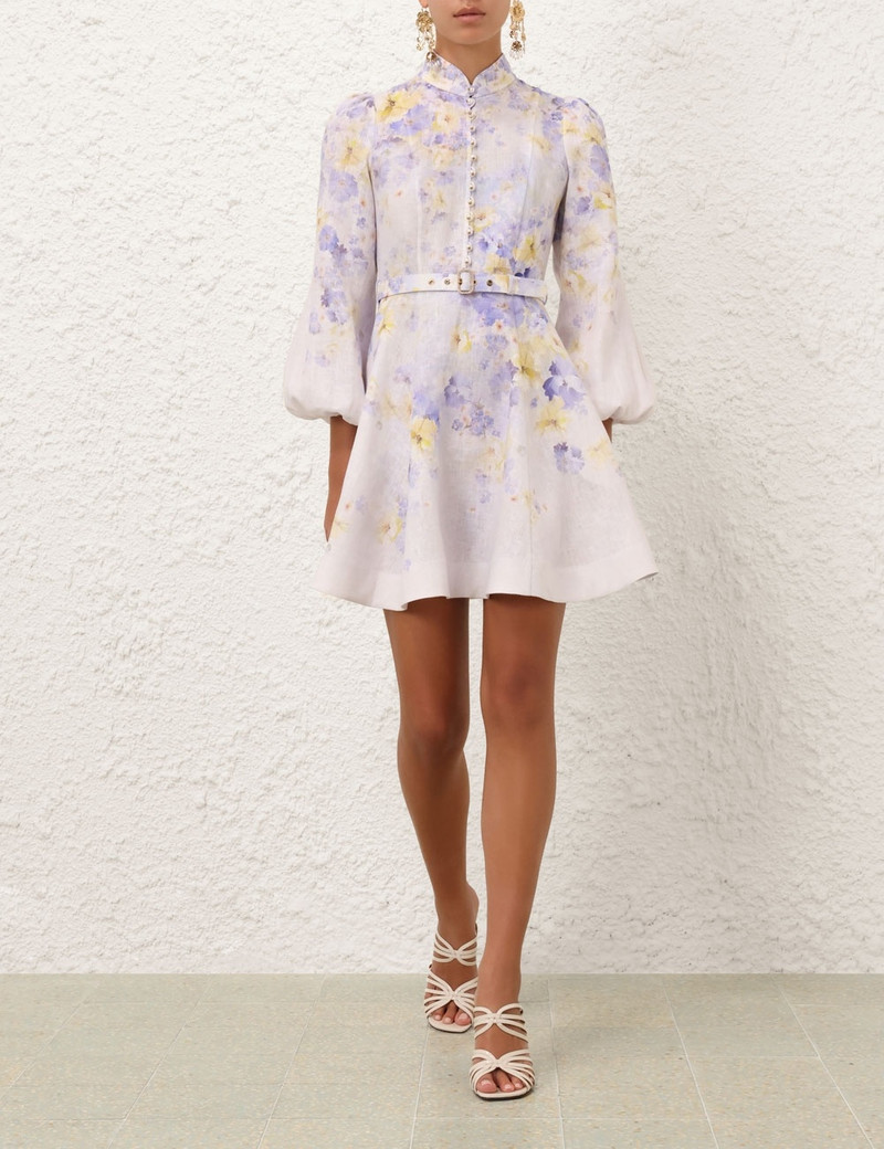 CRUSH BUTTONED MINI DRESS 7