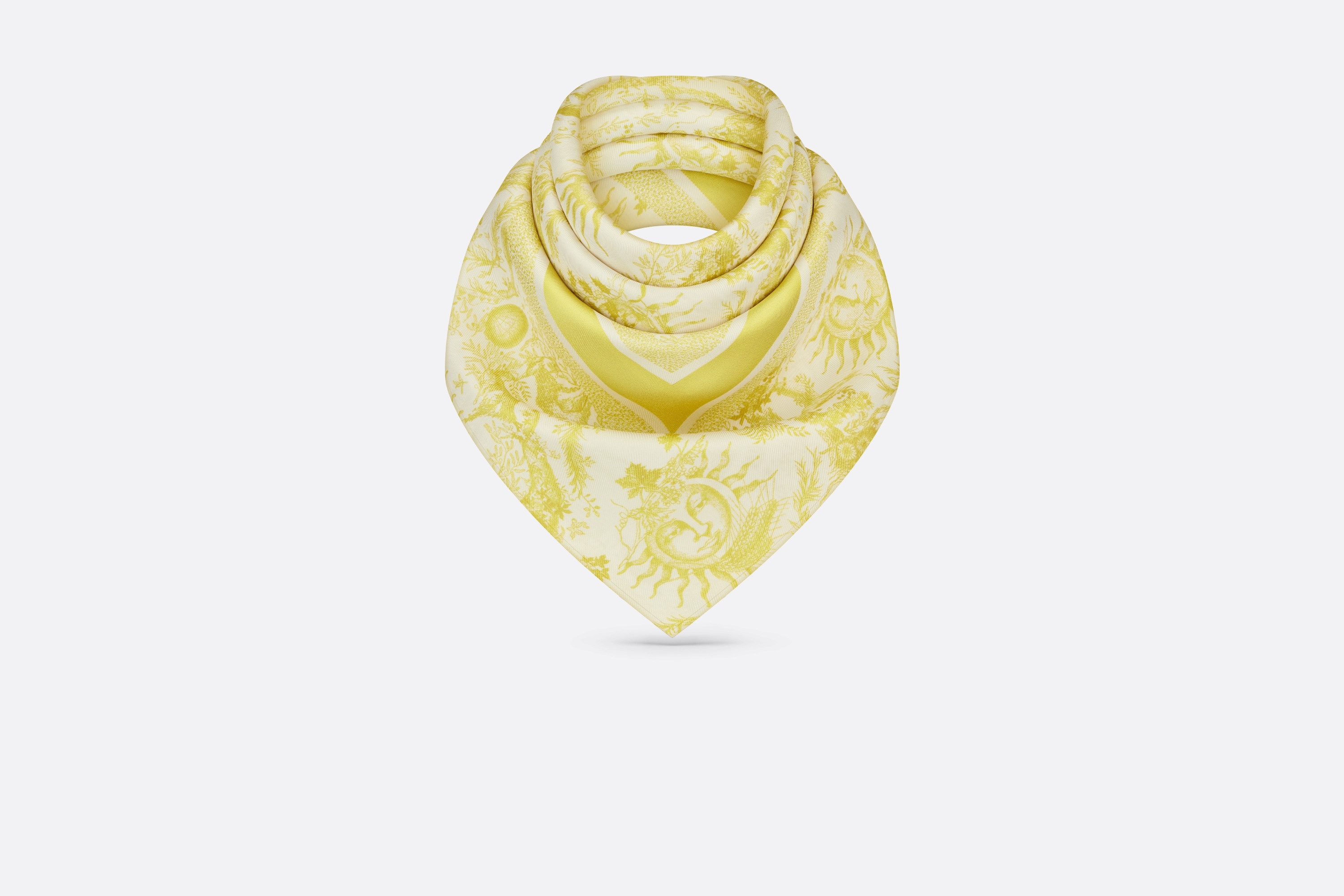 Dioriviera Toile de Jouy Soleil 70 Square Scarf - 4