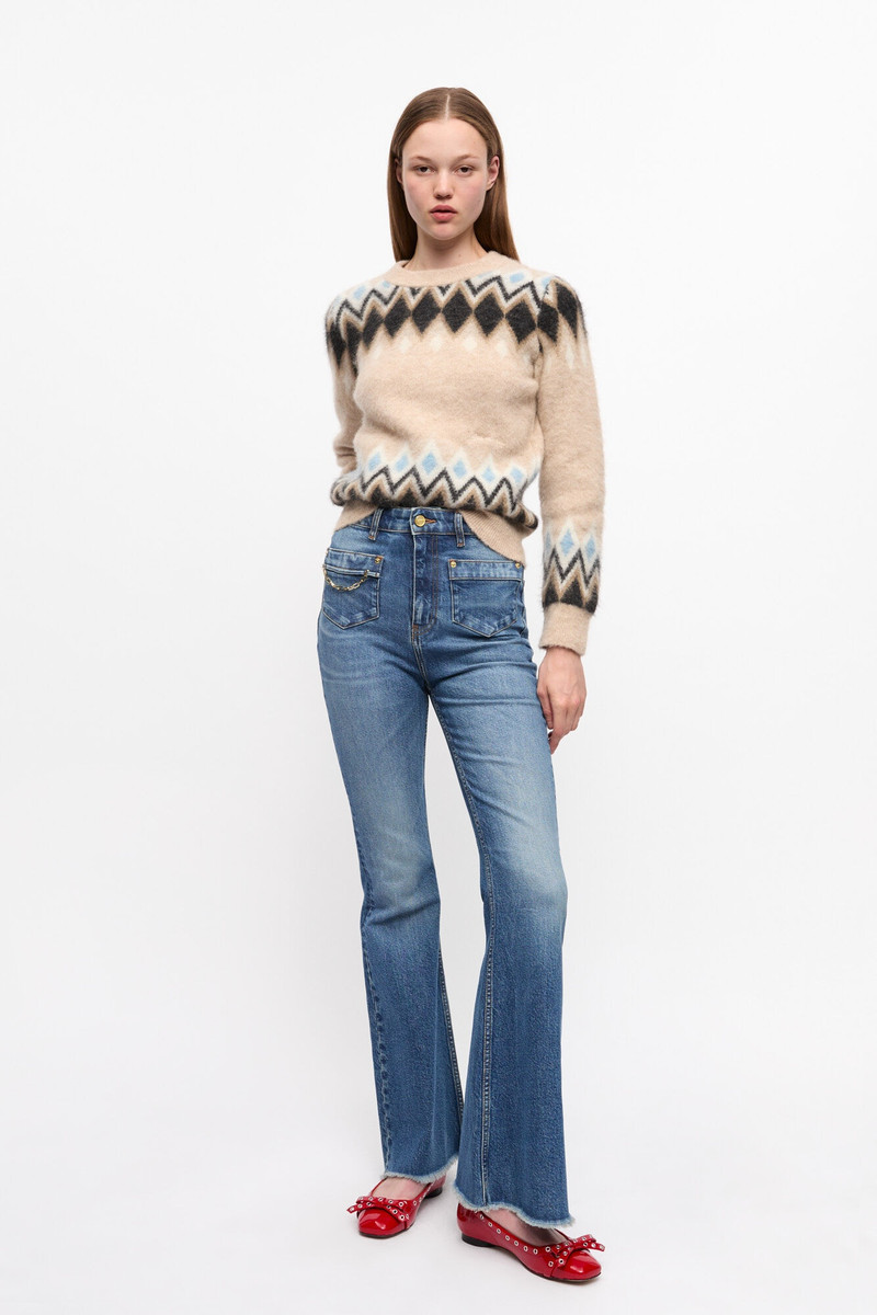 GANNI BLUE FUTURE DENIM GODDI JEANS outlook