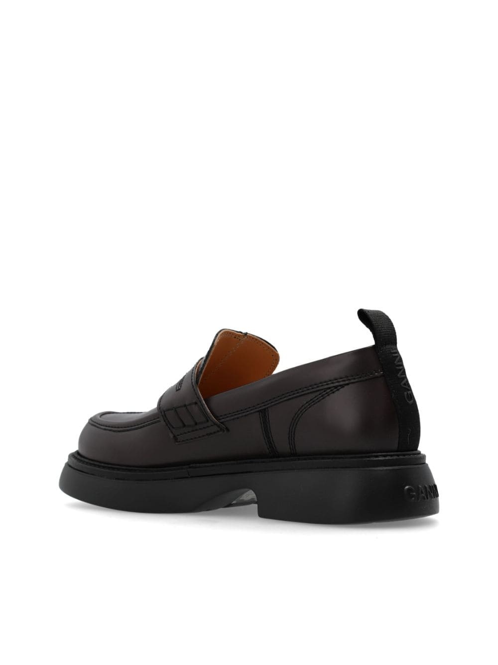 logo-plaque loafers - 5