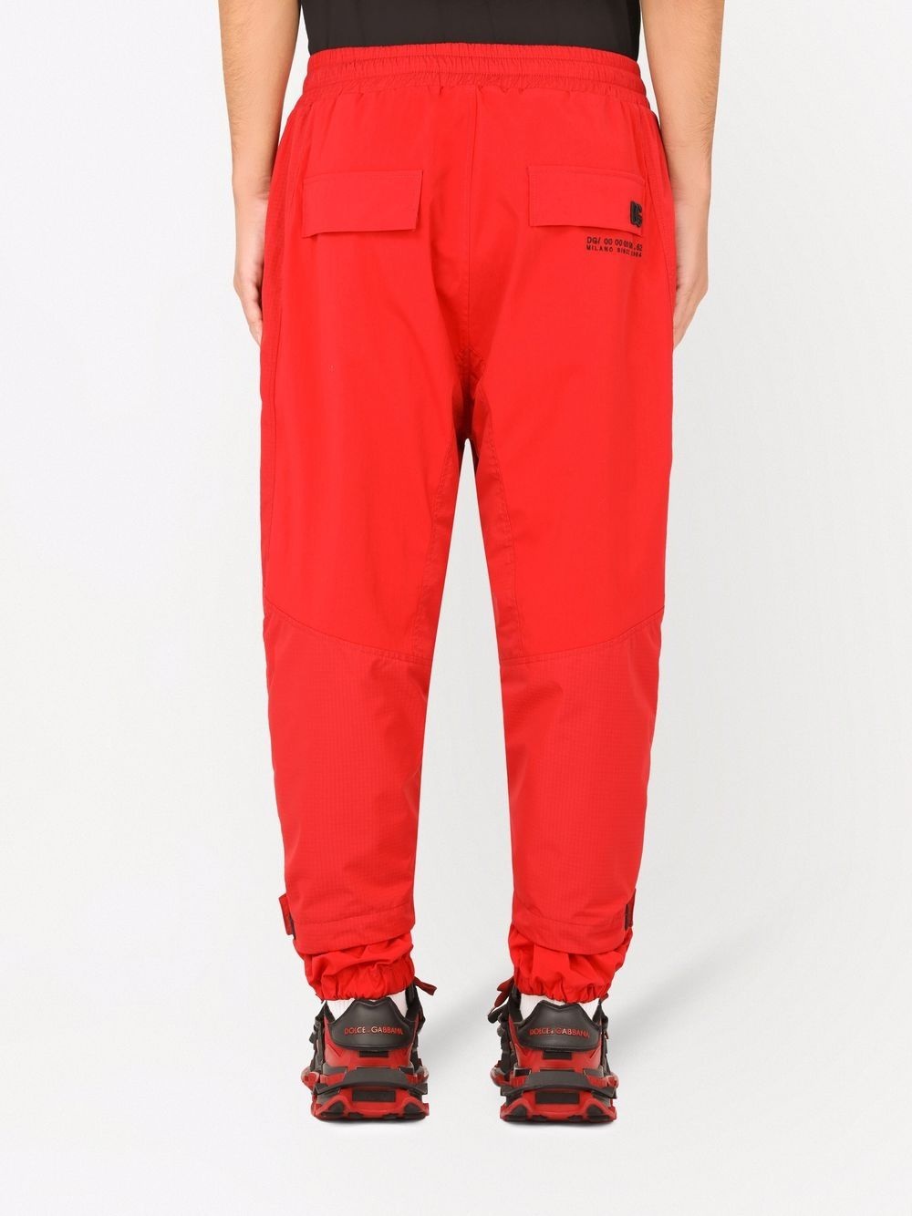 panelled loose-fit trousers - 4