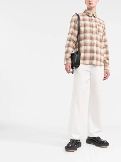 A.P.C. check-pattern long-sleeve shirt outlook