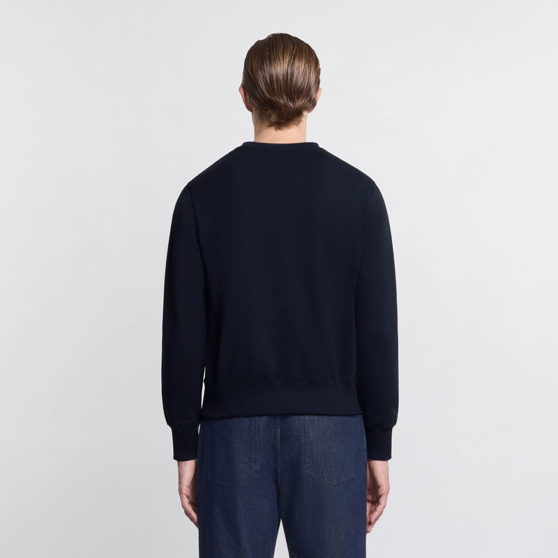 Round-neck sweatshirt in cotton 4