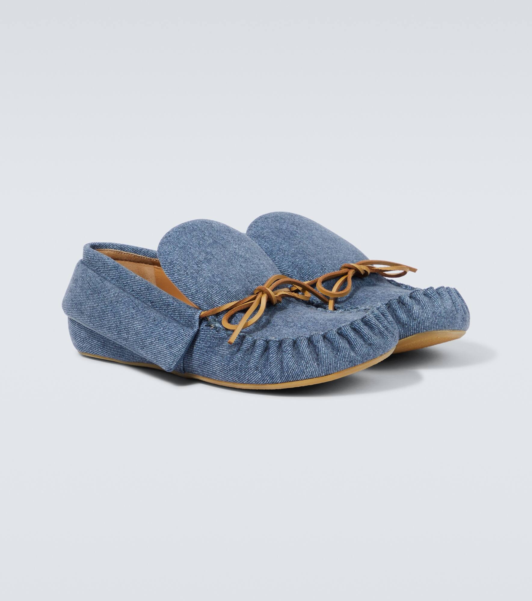 Denim moccasins - 4