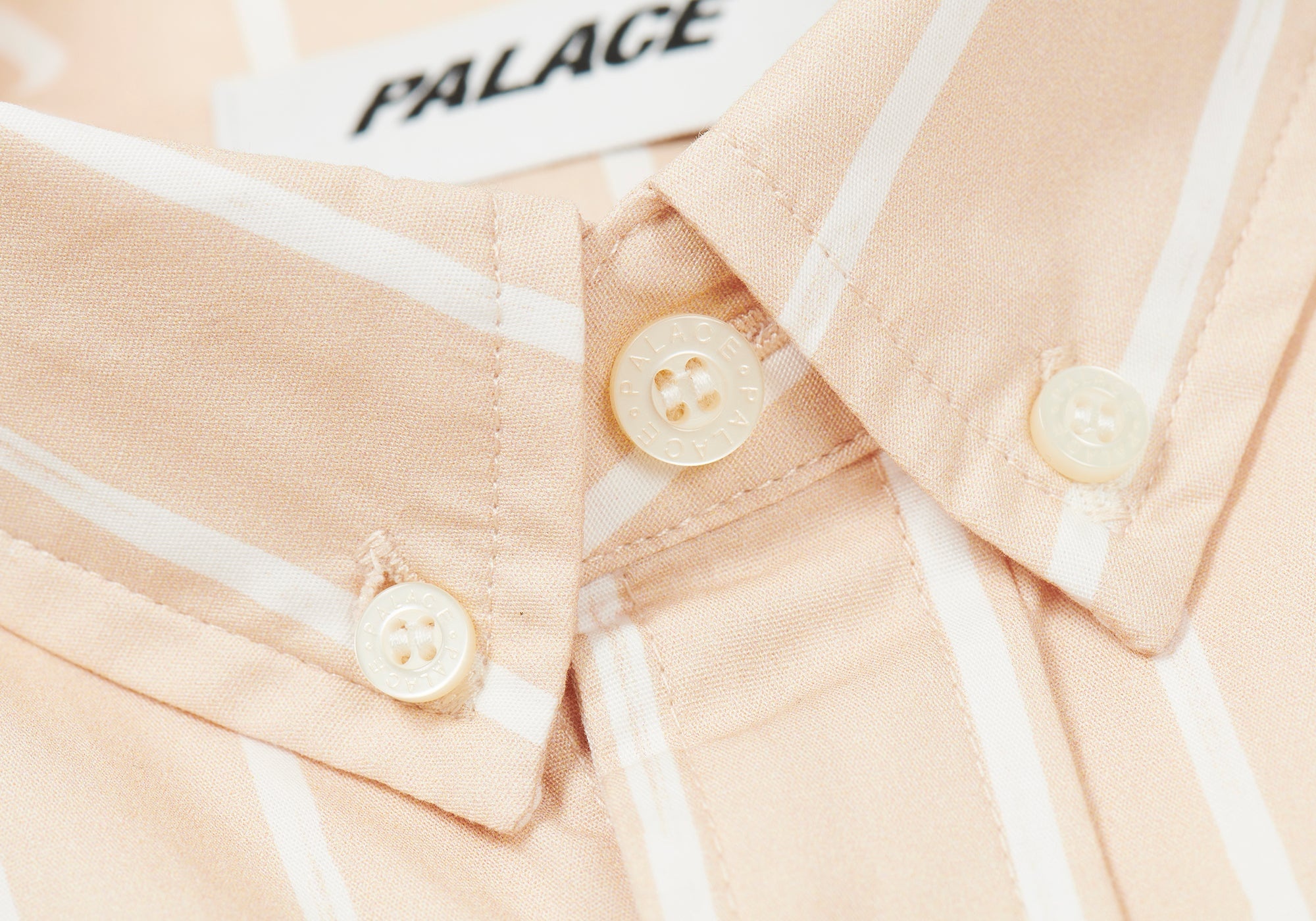 HAND STRIPE SHIRT TAN - 3