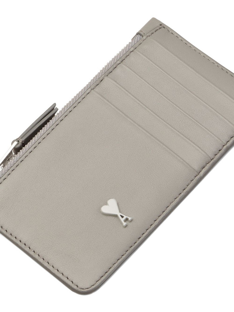 zipped coeur leather cardholder 3